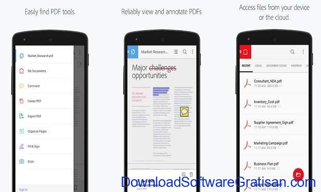 Aplikasi PDF Android Ringan Gratis Terbaik Adobe Acrobat Reader