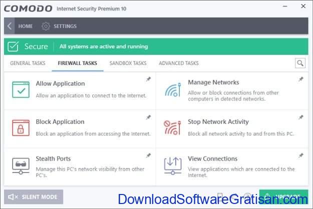 Aplikasi Paket Keamanan Internet Gratis Terbaik Comodo Internet Security