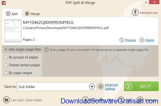 Aplikasi Pemisah PDF Offline Gratis Terbaik - PDF Split and Merge