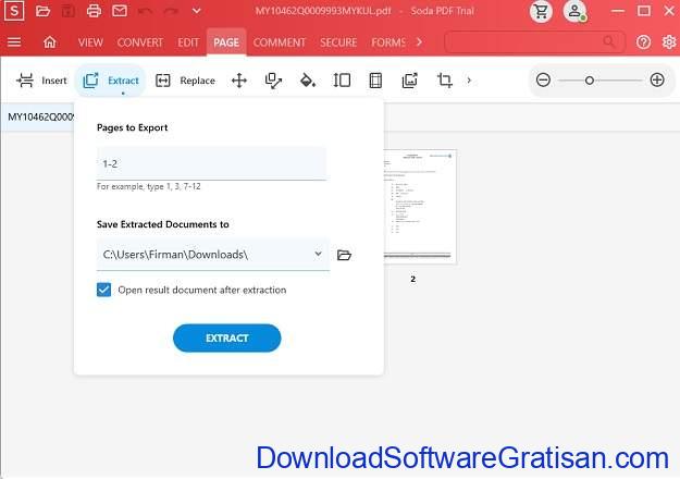 Aplikasi Pemisah PDF Offline Gratis Terbaik - Split PDF by Sodapdf