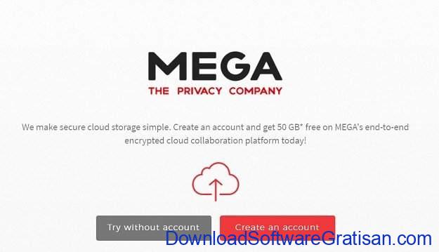 Aplikasi Penyimpanan Cloud Gratis 50 Gb dari Mega