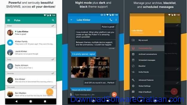 Aplikasi Pesan Android Pulse SMS