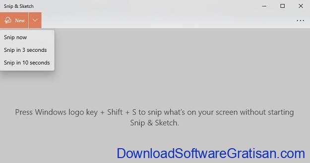 Aplikasi Screenshot PC Gratis Terbaik - Snip & Skecth