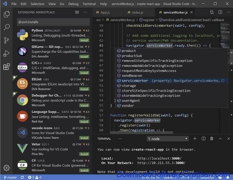 Aplikasi Teks Editor Terbaik PC Laptop - Visual Studio Code