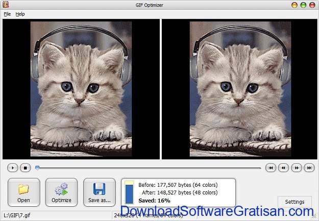Aplikasi Terbaik untuk Mengompres GIF GIF Optimizer