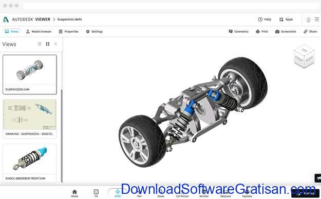 Aplikasi Untuk Melihat File AutoCAD Autodesk Viewer