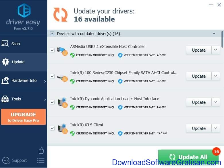 Aplikasi Update Driver PC Laptop Gratis Terbaik - DownloadSoftwareGratisanCom - Driver Easy