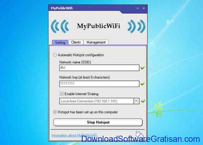 Aplikasi WIFI MyPublicWiFi