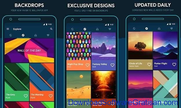 Aplikasi Wallpaper Keren Android - Backdrops
