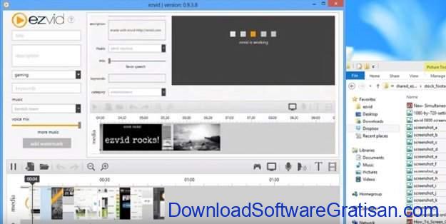Aplikasi perekam layar PC EZVID
