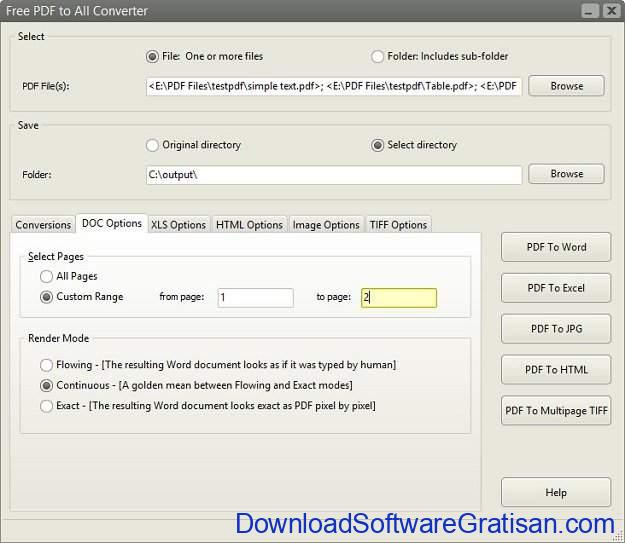 Aplikasi untuk Convert PDF ke Excel Gratis Terbaik Free PDF to All Converter