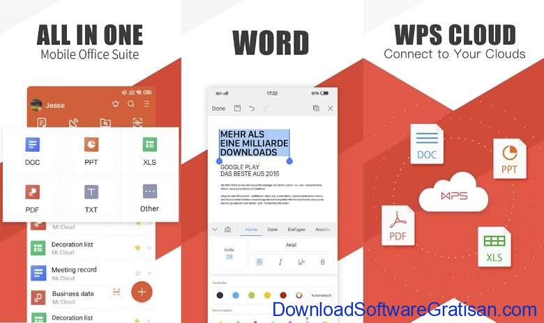 Aplikasi untuk Membuka Word & Excel di Android - WPS Office-PDF,Word,Excel,PPT