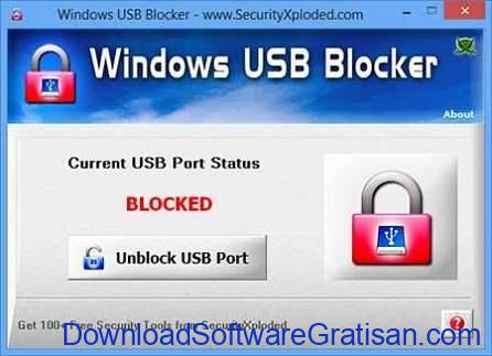 Aplikasi untuk Mengunci Port USB Komputer Windows USB Blocker