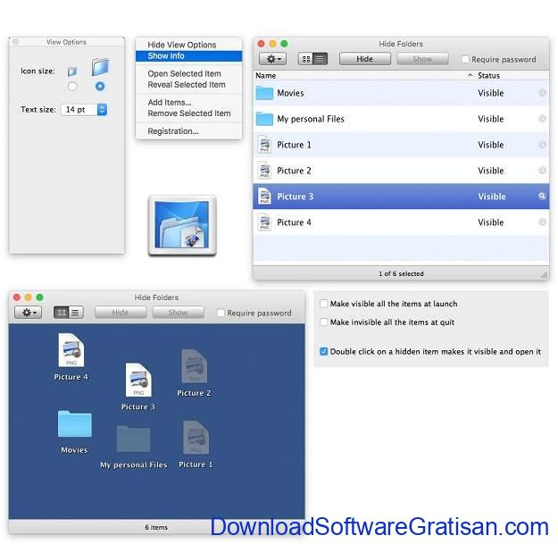 Aplikasi untuk Proteksi File di Komputer - Hide Folders for macOS
