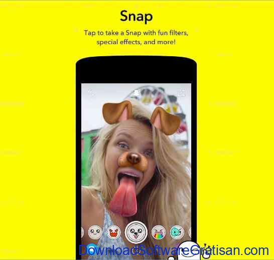 Aplikasi video tukar wajah Snapchat