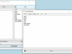 Bandingkan Antara Dua Daftar atau Dokumen Teks Menggunakan Compare Two - SS2
