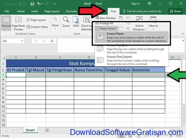 Cara Membuat Program Stok Barang Dengan Excel