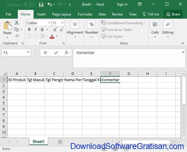 Cara Membuat List Sistem Inventory Gudang Retail Di Excel Downloadsoftwaregratisan Com