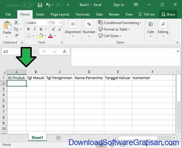 Cara Bikin Stok Barang Menggunakan Microsoft Excel di PC Langkah 5