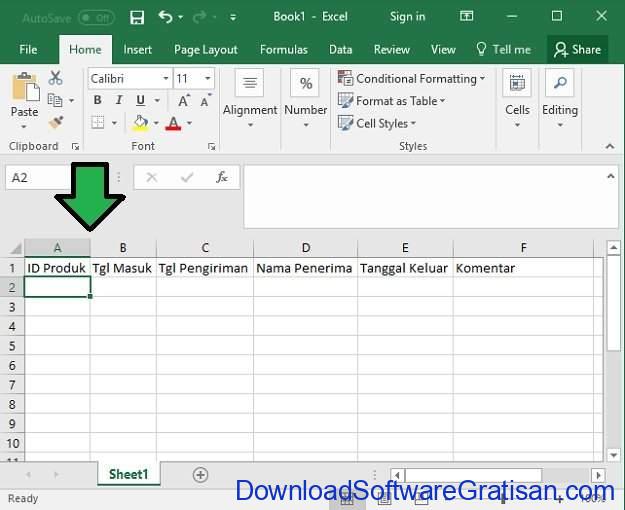 Cara Membuat List Sistem Inventory Gudang Retail Di Excel Downloadsoftwaregratisan Com