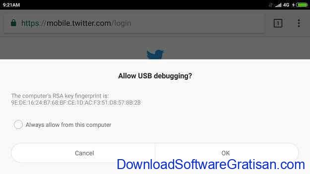 Cara Melihat Password Bintang di Hp Android Tanpa Root - Allow USB Debugging