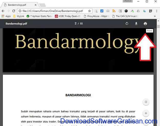 Cara Memisahkan PDF Menggunakan Google Chrome Langkah 2