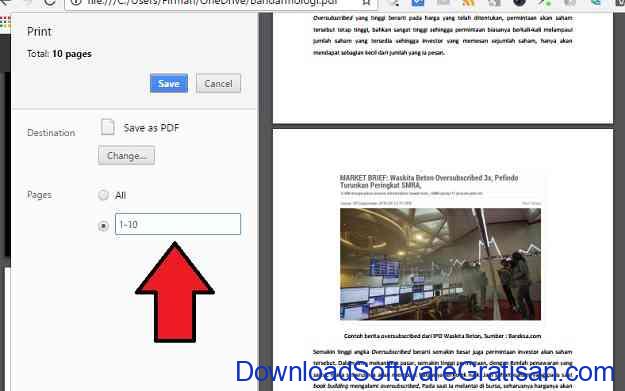 Cara Memisahkan PDF Menggunakan Google Chrome Langkah 5