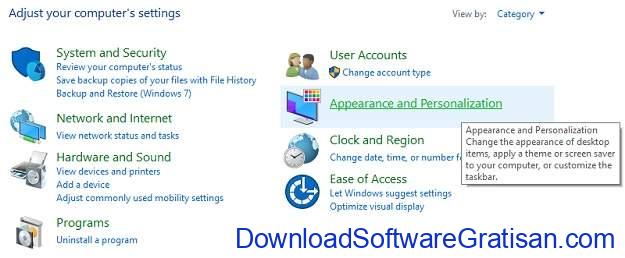 Cara Menginstal Font di Windows 10 - Appearance and Personalization