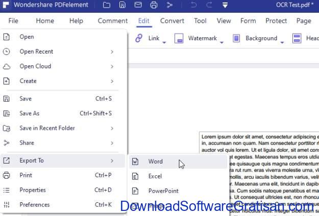 Cara Terbaik untuk Mengonversi PDF ke Word secara Gratis - Download Aplikasi Desktop PDF ke Word Converter Step 3