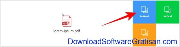 Cara Terbaik untuk Mengonversi PDF ke Word secara Gratis - Gunakan Pengonversi PDF ke Word Online Gratis Step 2