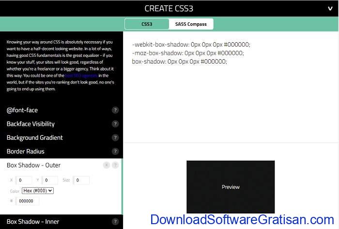 20+ Aplikasi & Tools CSS Online Gratis Terbaik