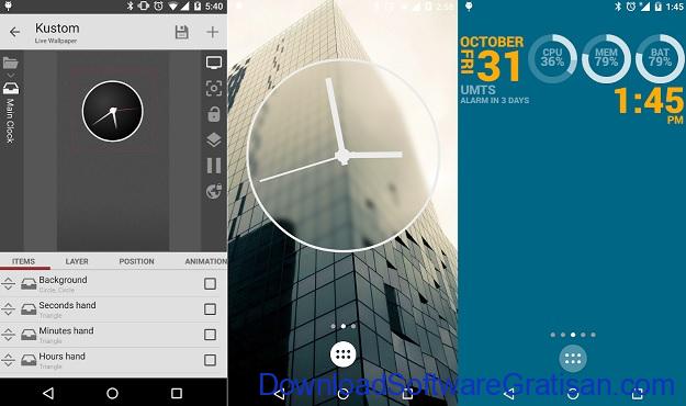 Daftar Aplikasi Buat Tema Android Sendiri - KLWP Live Wallpaper Maker
