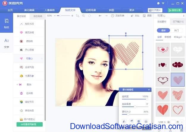 Download Aplikasi Edit Foto China untuk PC Meitu Xiu Xiu