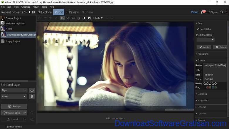 Download Aplikasi Membuat Album Foto Online jAlbum SS3