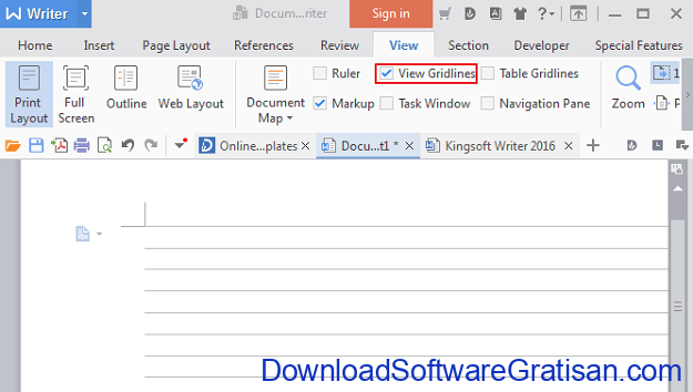 Download WPS Office Terbaru Aplikasi Office Gratis utnuk PC Writer