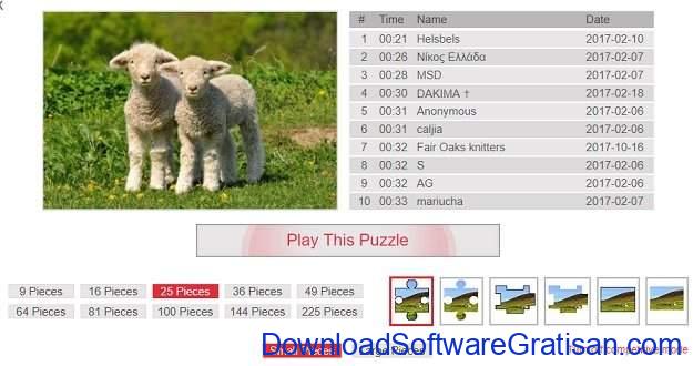 Game Puzzle Gambar (Jigsaw) Gratis Terbaik untuk PC JSPuzzles