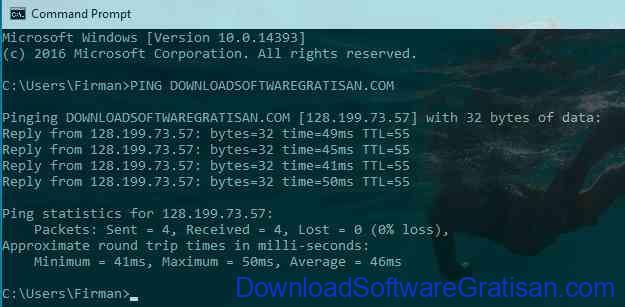 Konfigurasi transparansi dalam Command Prompt