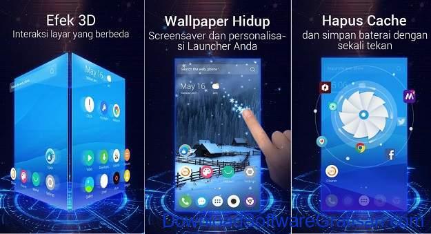 Launcher 3D Android Terbaik - U Launcher 3D Asli