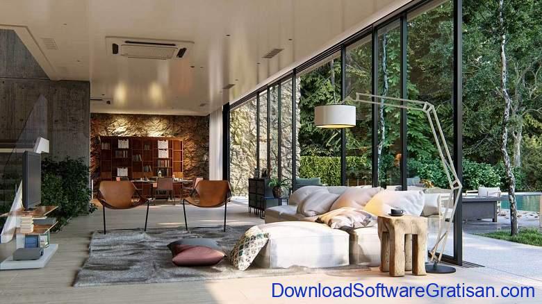 Lumion Aplikasi Rendering Arsitektur 3D PC - Tekstur nyata dan material menarik
