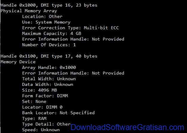 Mengetahui jenis RAM di Mengetahui jenis RAM di Linux