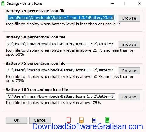 Mengganti Ikon Baterai pada Perangkat Windows  - SS2