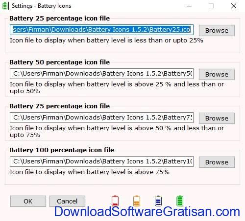 Mengganti Ikon Baterai pada Perangkat Windows - SS2