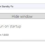 Modern Standby Fix
