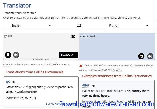 Penerjemah Online Terbaik - Collins Dictionary Translator
