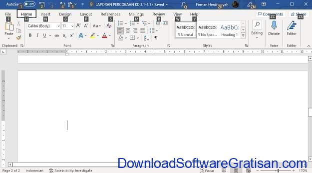 Ribbon shortcuts atau access keys - Shortcut Keyboard Penting Word dan Excel
