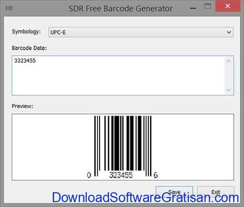 SDR Free Barcode Generator