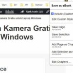 Simpan Halaman Web Sebagai File EPUB Save as eBook untuk Firefox & Chrome