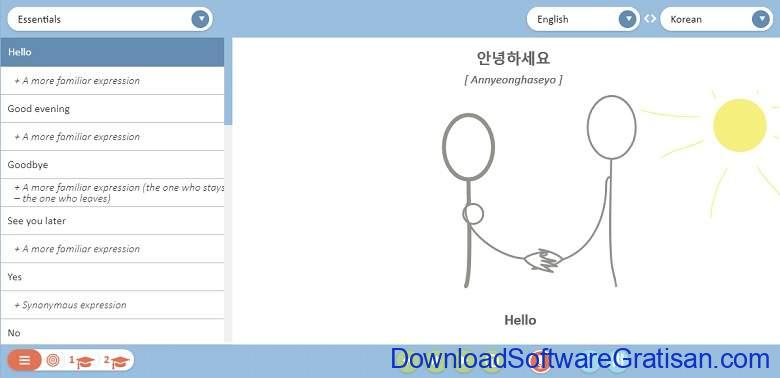 Situs Belajar Bahasa Korea Online Gratis - Loecsen-com