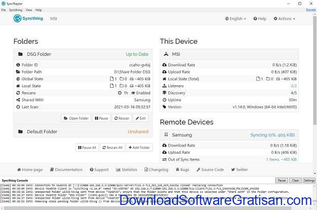 SyncTrayzor Aplikasi Klien Syncthing Gratis untuk Windows