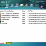Taskbar Hide Alat Gratis untuk Menyembunyikan Jendela Aplikasi, Tombol Start, Taskbar dan Tray